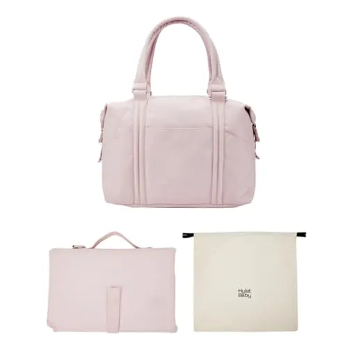 Hylat Baby Wickeltasche mit Wickelunterlage in pink von Hylat Baby