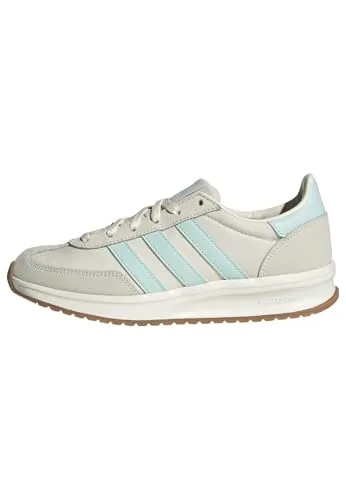 adidas Damen Run 70S 2.0 Schuhe - Komfort und Style in Wonder White/Semi Flash Aqua - Damen-Sneaker mit Cloudfoam Zwischensohle für ultimativen Tragekomfort, ideal für Alltag und Sport. Empfohlen, 1 Nummer größer zu kaufen.