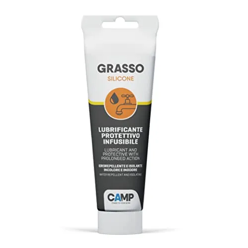Camp SILICONE GREASE, Silikon-Schmierfett, undurchführbar, schützend, transparent, inert, geruchlos und wasserabweisend, 150 ml