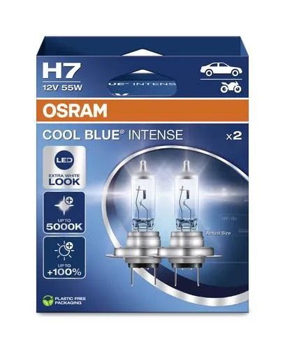 Osram COOL BLUE INTENSE H7 Halogen Leuchtmittel 55W 12V von Osram