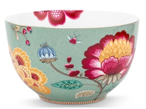 Pip Studio Blooming Tales Fantasy Blue Schüssel 23cm in blau von Pip Studio
