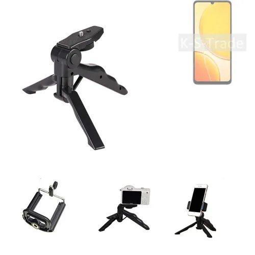 Handy-Stativ für Vivo Y04 Dreibein Smartphone Universal Reise kompakt