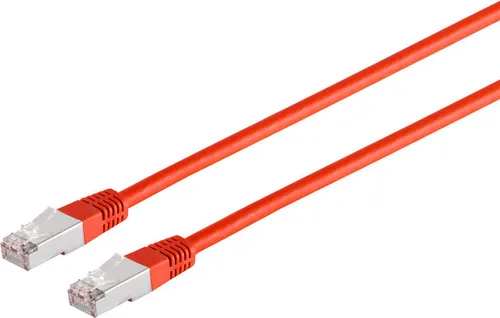 Patchkabel cat 6 S/FTP PIMF Halogenfrei rot 2m