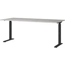 GERMANIA GW-Mailand Höhenverstellbarer Schreibtisch - Kinderschreibtisch mit C-Fuß, höhenverstellbar von 680 bis 910 mm, ideal für wachsende Kinder und ergonomisches Arbeiten.