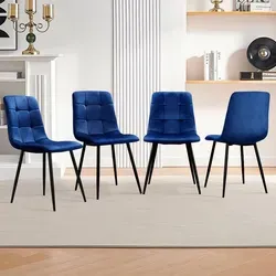 Küchen- und Esszimmerstühle Blau von Homelux