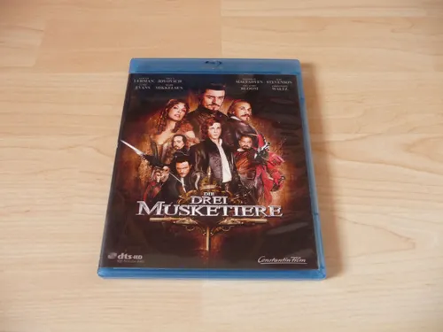 Blu Ray Die drei Musketiere - 2011 - Logan Lerman Christoph Waltz Orlando Bloom