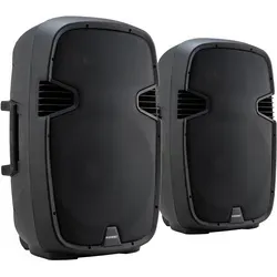 McGrey P215 MP Passiv-Lautsprecher 800 Watt Paar - PA-Boxen im Spar-Set mit 800 Watt Peak, 2-Wege-System für kraftvollen Sound und ideal für Events oder Partys.