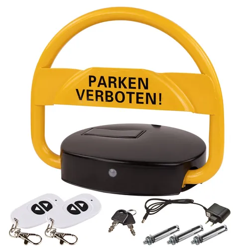 Akku Parkplatzsperre mit Funk Fernbedienung