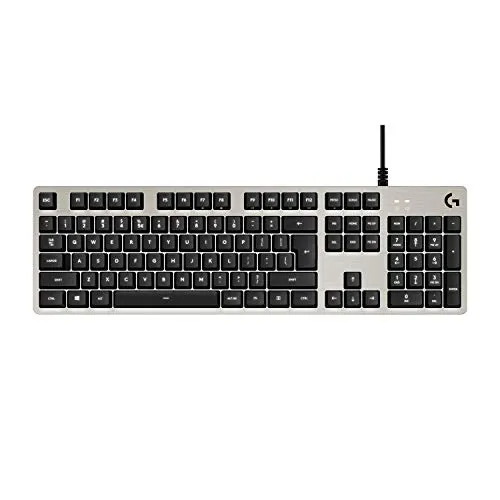 Logitech G413 Weiß Gaming-Tastatur - Tastaturen, mechanische Tasten mit RGB-Hintergrundbeleuchtung für präzise Eingaben und ein optimales Gaming-Erlebnis.