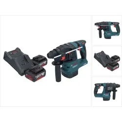 Bosch GBH 18V-22 Professional Akku Bohrhammer - Akku Bohrhammer 18 V mit 1,9 J Schlagenergie, Brushless-Technologie für längere Lebensdauer und 2x 4,0 Ah Akkus für maximale Flexibilität bei Bauprojekten.