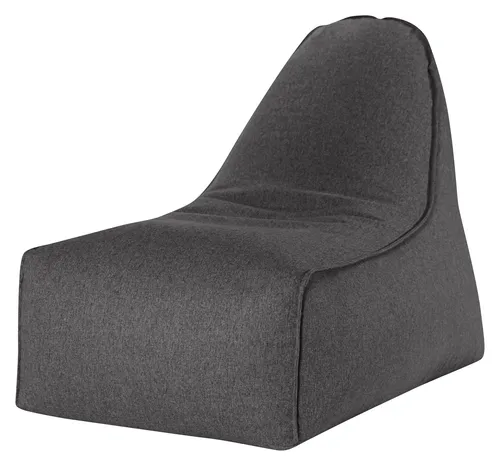 Sitzsack Anthrazit 70x80x100cm - Sitzsack in elegantem Anthrazit, ideal für gemütliches Sitzen und Entspannen. Hergestellt in Deutschland aus hochwertigem Kunstfaser für optimalen Komfort.