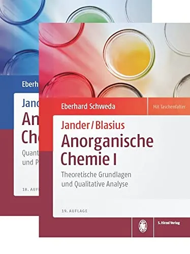 Anorganische Chemie I + II: Jander/Blasius Package - Medizin: Umfassendes Lehrbuchpaket für theoretische Grundlagen und praktische Analysen in der anorganischen Chemie.
