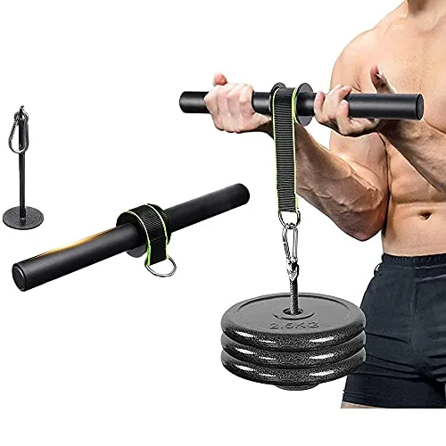 Unterarm Handgelenk Rollentrainer - Effizientes Krafttraining für optimale Muskelkraft - Krafttraining Trainer für Handgelenke & Unterarme, mit abnehmbarem Griff für flexibles Zubehör und stabiler Konstruktion für maximale Leistung und Verletzungsreduktion.