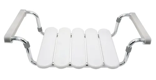 Ridder Badewannensitz Pro, belastbar bis 110 kg - Behinderten-Bedarf, anpassbar an alle Standard-Badewannen und ideal für Senioren, mit Wasserablauflöchern für mehr Sicherheit und Komfort.