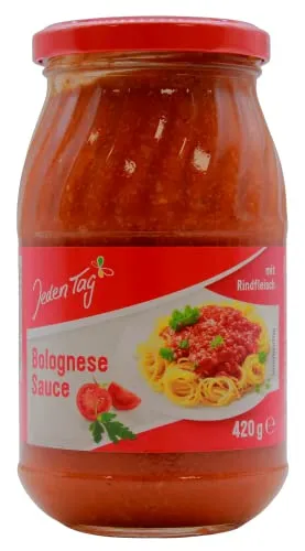 Jeden Tag Bolognese Sauce mit Rindfleisch, 12er Pack (12 x 420g)