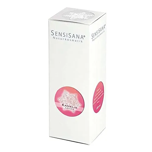 Sensisana Kamelie Lotion 100ml - Feuchtigkeit für empfindliche Haut - Körperlotion für trockene, sensible Haut. Mit vitaminreichem Fluid, das schnell einzieht und für langanhaltende Feuchtigkeit sorgt.