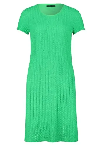 Betty Barclay Damen Etuikleid 42, Island Green - Figurumspielend - Damen-Kleider mit Rundhalsausschnitt und halbarm, ideal für elegante Anlässe und perfekt sitzend dank figurumspielender Passform.