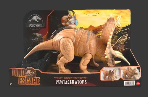 Jurassic World Mega-Zerstörer Dinosaurier-Actionfigur - Spielfigur für Kinder ab 4 Jahren, mit beweglichen Gelenken und gefährlicher Angriffsfunktion für spannende Dino-Abenteuer.