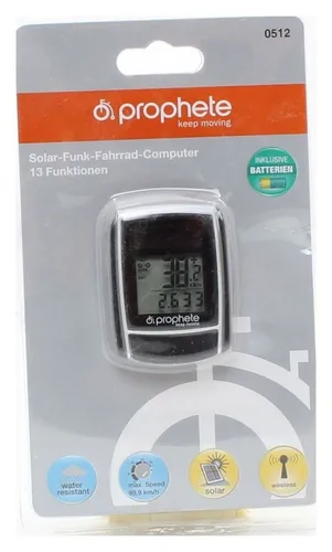 Prophete Solar Funk Fahrrad-Computer, 512