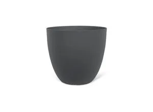 GARDEN ID Blumentopf - Phoenix Anthrazit - 38 x 34 cm - Eleganter Blumentopf aus 100 % recyceltem Material, ideal für Innen- und Außenbereiche. Frost- und UV-beständig, sorgt er für langanhaltende Freude an Ihren Pflanzen.