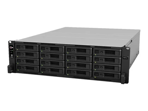 Synology RS4021xs+ - 16-Bay NAS-Rackmount, leistungsstarker Intel Xeon D-1541 und erweiterbarer 16GB ECC RAM für höchste Performance und Datensicherheit
