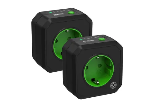 ANSMANN AG Timer-Steckdose 2er Set - Energiesparsteckdose mit Countdown - Reduzieren Sie den Standby-Verbrauch auf 0W mit der ANSMANN Timer-Steckdose. Ideal für Geräte wie Kaffeemaschinen und Stereoanlagen. Einfache Bedienung: Zeit einstellen, einstecken und Strom sparen!