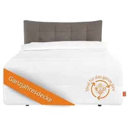 sleepling Bettdecke 135 x 200 cm, Energiespardecke - Bettdecken – Kuschelig warm für das ganze Jahr mit 50% mehr Füllung für ein angenehmes Schlafklima, pflegeleicht und maschinenwaschbar.