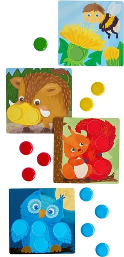 Produktbild Haba Lernspielzeug Kinderspiel Farbzuordnungsspiel Waldtiere 2013990001