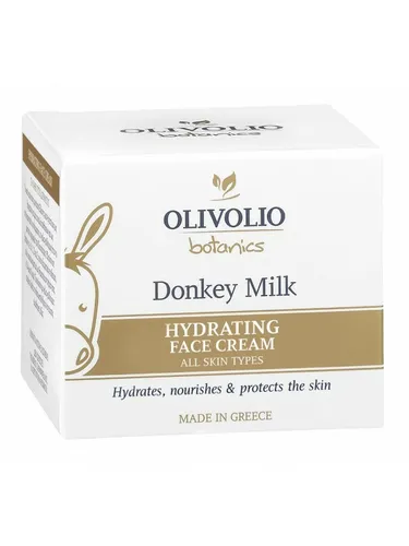 Olivolio Bio Eselsmilch Creme Hyaluron Feuchtigkeitscreme Gesichtscreme Anti Age