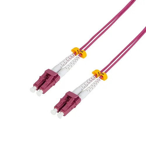 LogiLink LWL Patchkabel LC-Duplex - LC-Duplex OM4 5,0 m