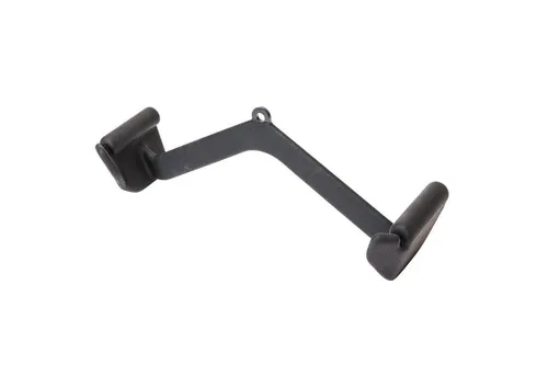 GORILLA SPORTS Rudergriff Einzeln oder 3er Set, V Form, Latzugstange, Stahl mit Gummi Hand-Grips