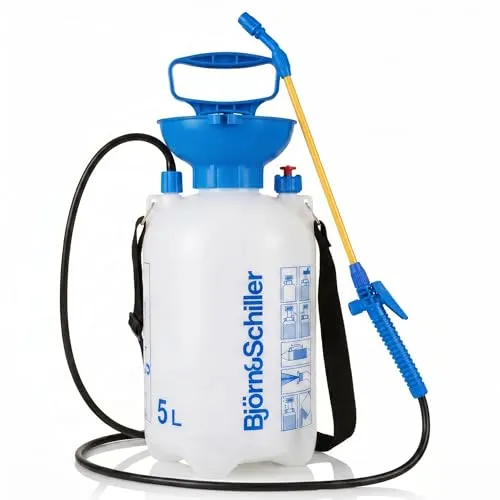 Björn&Schiller Drucksprühgerät 5 Liter – Kompakter Sprüher für Haus und Garten