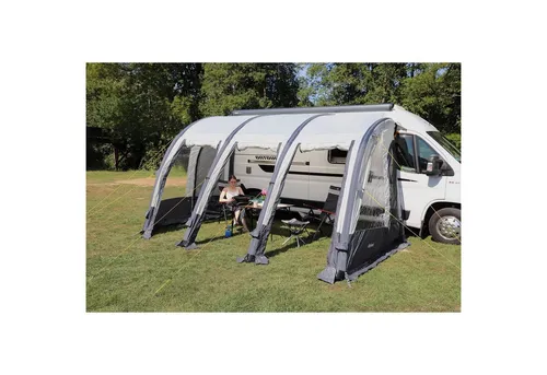 Deiwo Vorzelt aufblasbar 390x235cm - Vorzelte für Wohnwagen und Wohnmobile, leicht und schnell aufzubauen dank 4 separater Luftschläuche, ideal für Camping und Outdoor-Aktivitäten.