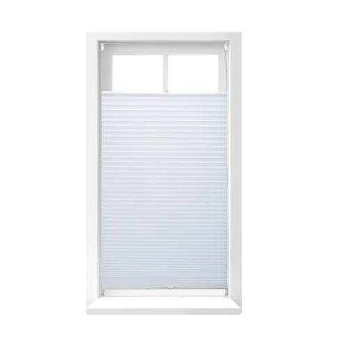 Plissee Rollo Faltstore ohne Bohren – Modernes Klemmfix Rollo - Jalousien & Rollos, stufenlos verstellbar, ideal für einfache Montage ohne Bohren – perfekt für jedes Arbeitszimmer.