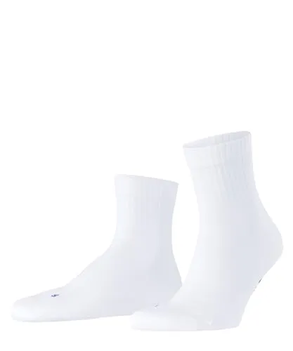 FALKE Unisex Run U Sso Baumwolle Funktionsmaterial Einfarbig Socken , Weiß White 2000 Rib, 37-38