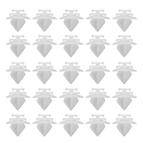 Stück Auto Seit Stoßfänger Befestigung Trimm Verkleidung Clips Außentür Weiß Kunststoff für 856540 50