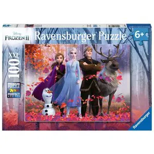 RAVENSBURGER - Puzzle 100 Teile Frozen – Die Magie des Waldes -  - RAV128679
