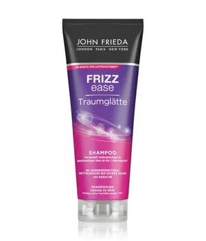 John Frieda Frizz Ease Traumglätte Shampoo 250ml - Shampoo für Haarglättung und 72h Feuchtigkeitsschutz, ideal für widerspenstiges, dickes Haar - mit Keratin für weniger Frizz und geschmeidigen Glanz.