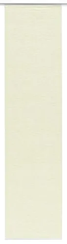 GARDINIA Flächenvorhang Sand, 60 x 245 cm - Schiebevorhang in Natur-Optik, blickdicht und ideal als dekorativer Sichtschutz. Einfach kürzbar und leicht zu reinigen.