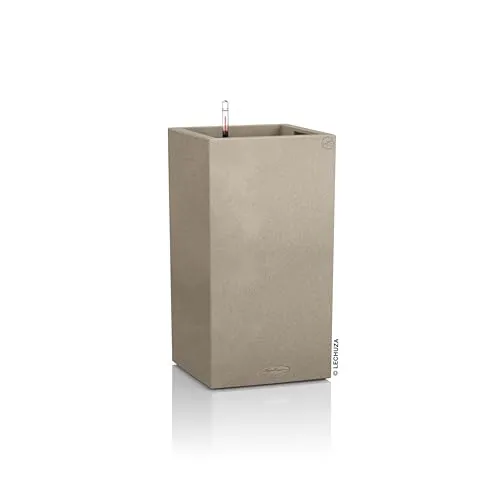 LECHUZA® Kunststoff-Topf Canto Stone, Beige in beige von Lechuza