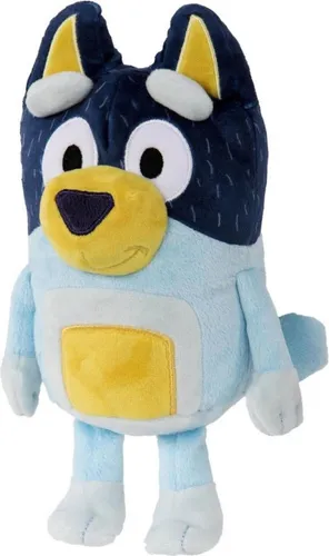 Bluey Bandit Plüsch Kuscheltier - Kuscheltiere für Kinder ab 3 Jahren, superweiches Bandit Plüschtier aus der beliebten Bluey-Serie, ideal zum Spielen und Kuscheln.