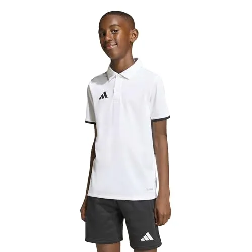 adidas Unisex Kinder Entrada26 Polo, Weiß/Schwarz, 5-6 Jahre - Stylisches adidas Polo für Kinder, ideal für Freizeit und Sport. Hergestellt aus atmungsaktivem Material für optimalen Tragekomfort.