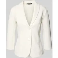 Betty Barclay Kurzblazer Damen Baumwolle weiß, 46 792195-0002-00460 - Funktionsjacke mit tailliertem Schnitt, ideal für elegante Anlässe oder als schicker Akzent im Alltag. Der klassische Kragen und der Knopfverschluss verleihen zeitlose Eleganz.