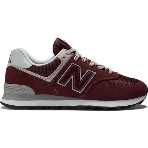 New Balance 574v3 Herren Sneaker in Burgund, 40 EU - Herren-Sneaker mit Retro-Ästhetik und modernem Dämpfungssystem, ideal für Alltag und Freizeit, umweltfreundliche Materialien für einen kleineren CO2-Fußabdruck.