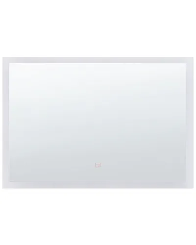 Produktbild BELIANI Badspiegel Silber 80 x 60 cm mit LED Beleuchtung