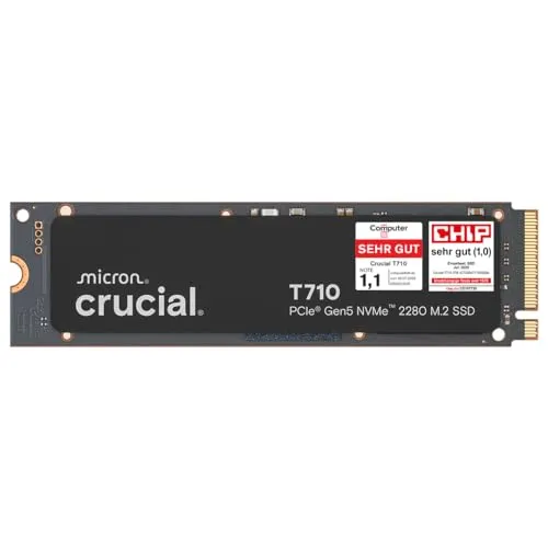 Crucial T710 SSD 2TB M.2 NVMe PCIe 5.0