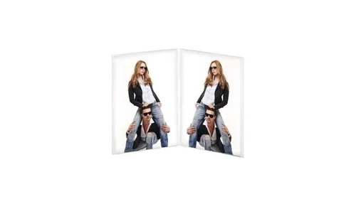 Bilderrahmen Walther AD1015 Acryl Doppelrahmen 10x15 cm