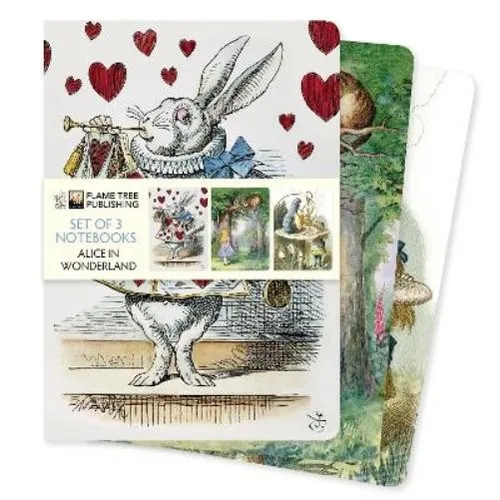 Flame Tree Stud Alice in Wonderland Set of 3 Standard Not (Notebook) (US IMPORT)