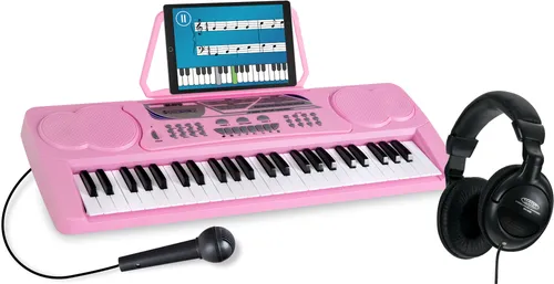 McGrey BK-4910PK Beginner-Keyboard Pink Set inkl. Kopfhörer