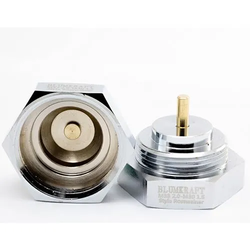 BLUMKRAFT 2X Heizkörperadapter ROSSWEINER Anschluss M33x2 auf M30x1,5 für Thermostat/Thermostatkopf M30x1,5 Außen (2 Stück)